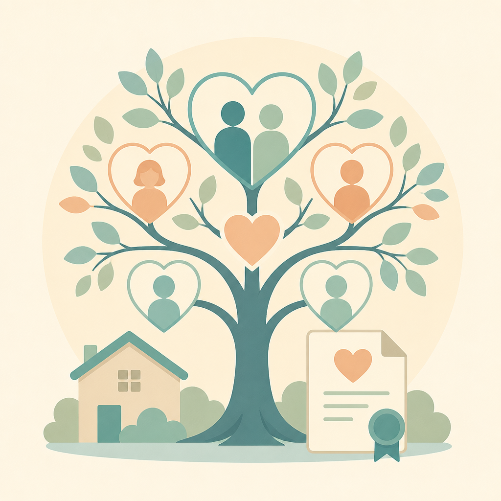 Illustration representing care & support discussions in Perth