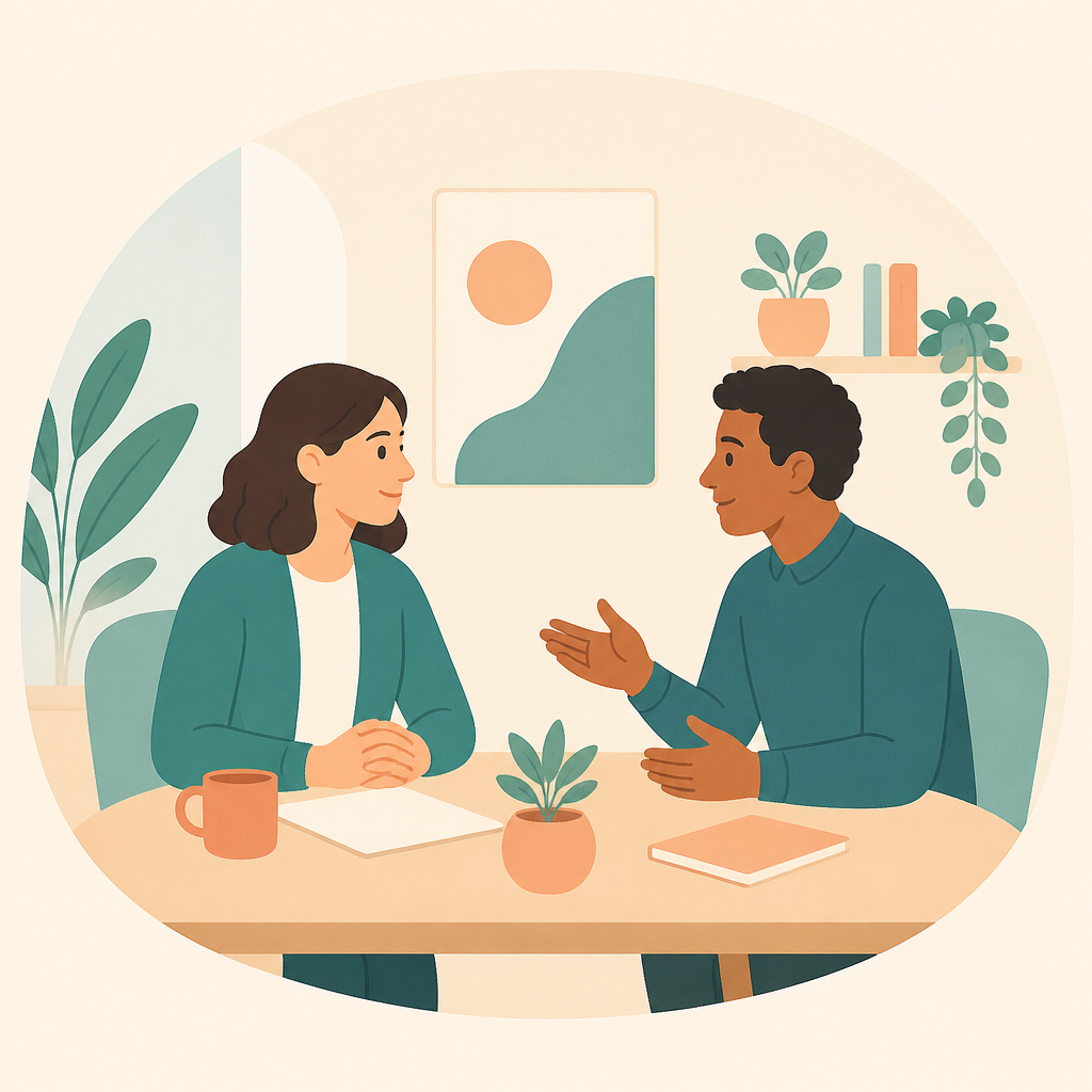 Illustration representing workplace mediation in Perth