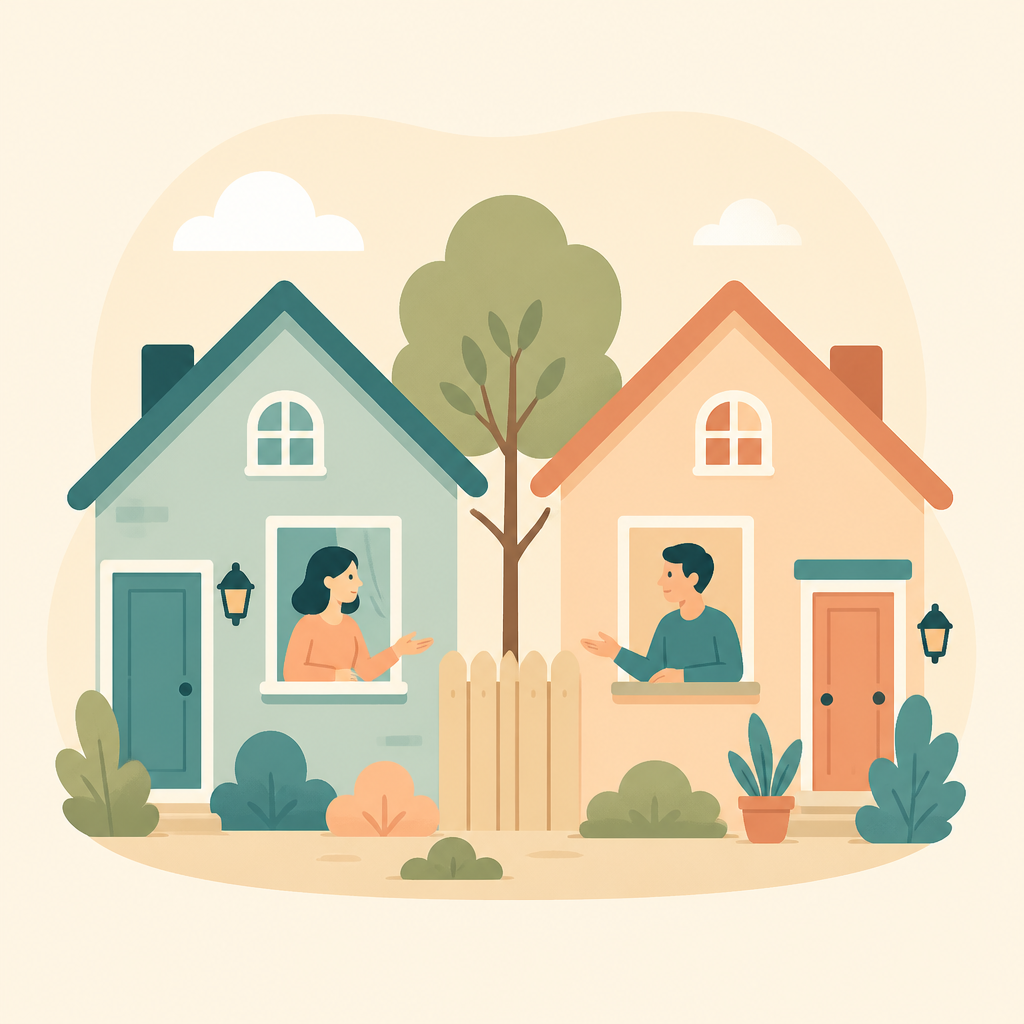 Illustration representing property & neighbourhood matters in Perth