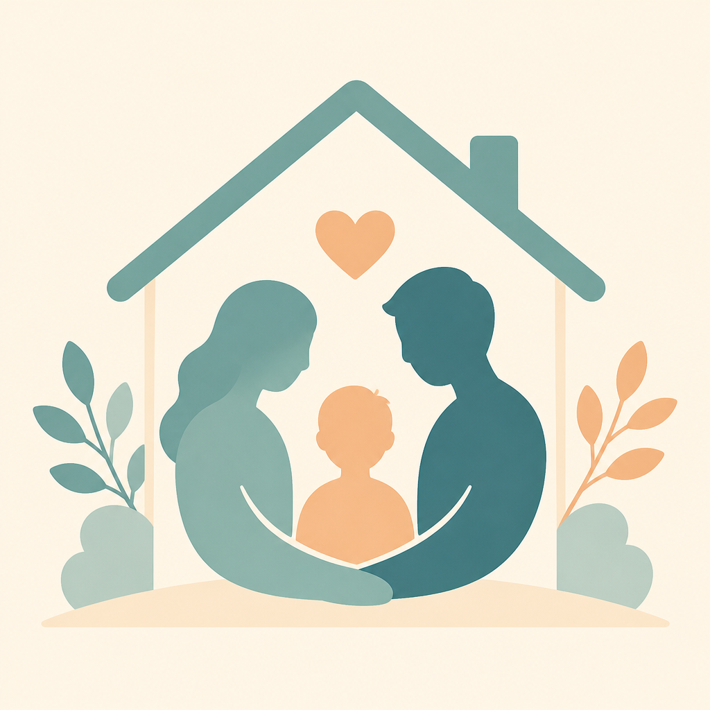 Illustration representing family & separation mediation in Perth